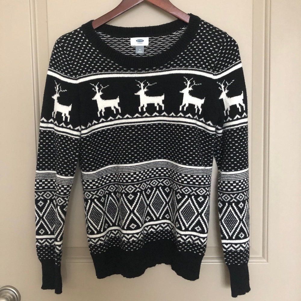 Black & White Holiday Sweater